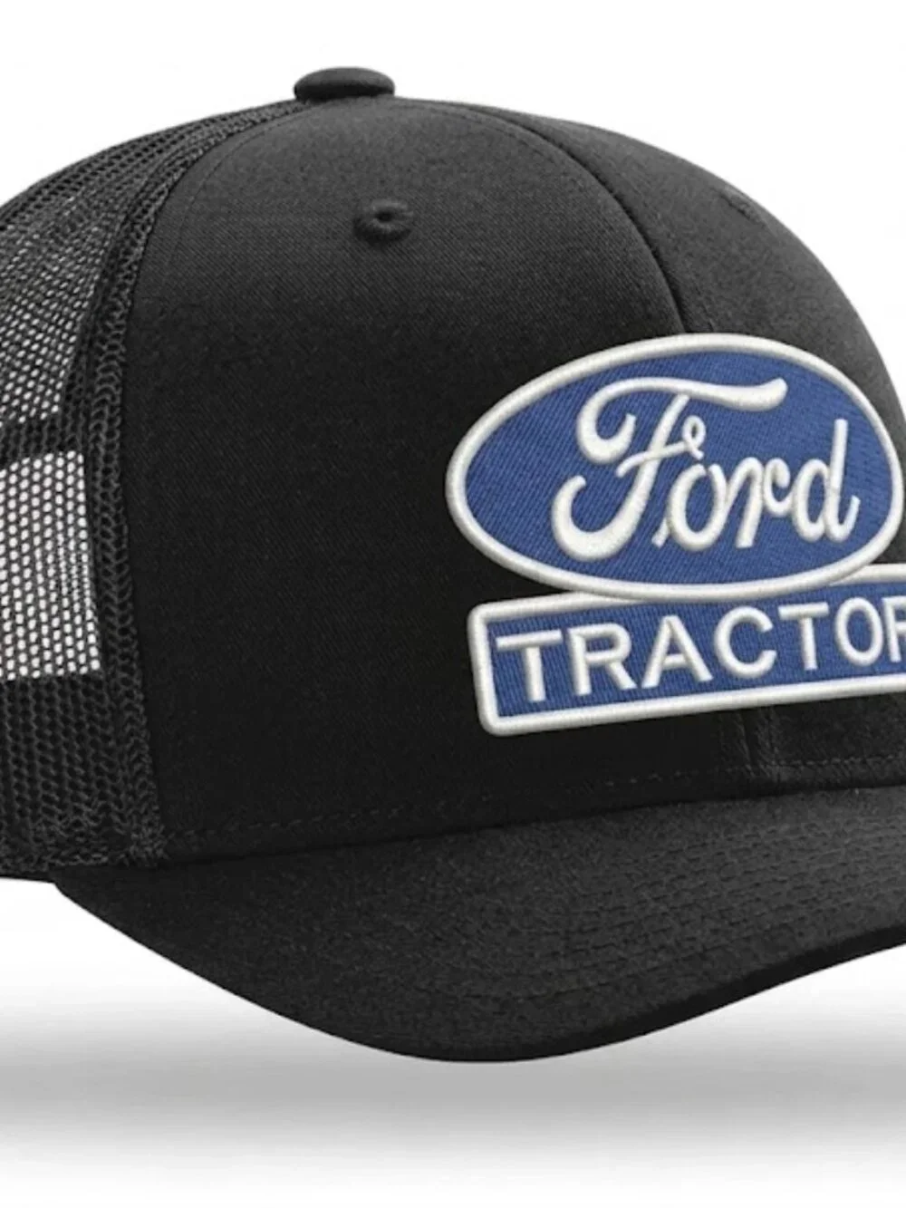 Retro Ford Tractor 8N Patch Trucker Hat Black Richardson 112 Snapback New Farmer